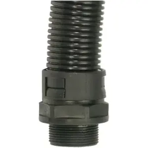 Gerade Schlauchverschraubung, M20, PA, IP68, grau, (L) 13 mm, 920407 Top-Seller