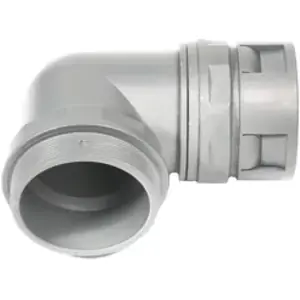 90° Schlauchverschraubung, M12, 10 mm, PA, IP65, grau, (L) 9.5 mm, 94200 Schneller Versand