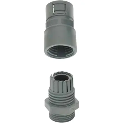 Wellrohrverschraubung, M20, 17 mm, PA, IP65, grau, (L) 8.5 mm, 903461 Jetzt Bestellen