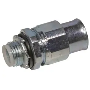 Gerade Schlauchverschraubung, NPT 2", Stahl, verzinkt, IP67, silber, (L) 18 mm, 904913 Garantierte Lieferung