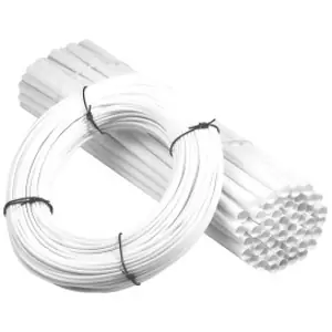 Isolierschlauch, Innen Ø 4.5 mm, natur, Glasseide, Silikon-Dispersion, -45 bis 230 °C, 10244 Sonderaktion