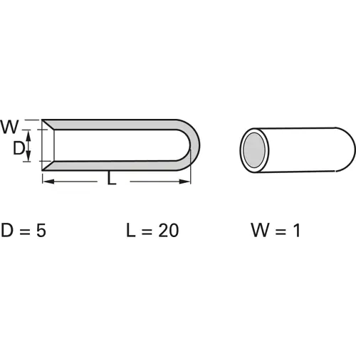 Direkt Vom Hersteller Isolierkappe, Innen Ø 5 mm, L 20 mm, schwarz, PVC, -35 bis 85 °C, DERAY-IOK 5X20/1,0 SCHWARZ, Packung mit 100 Stück