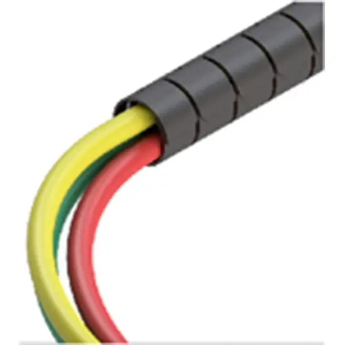 Kabelbündelschlauch, Bündel-Ø 15 bis 22 mm, PP, schwarz, 8350FA01 Billig