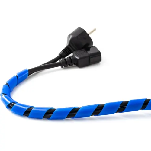 Saisonangebot Kabelbündelschlauch, Bündel-Ø 15 bis 105 mm, PE, blau, HS-SPF-15105B