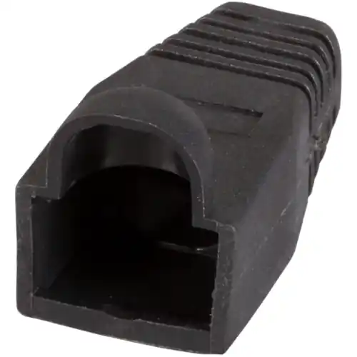 Kabeltülle, Kabel-Ø 6,6 mm, mit Rasthebelschutz, Kunststoff, schwarz, 37546.4-100, Packung mit 100 Stück Solange Der Vorrat Reicht