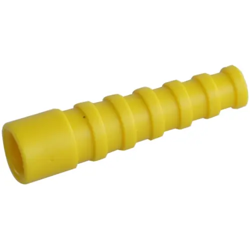 Kracherpreis Kabeltülle, Kabel-Ø 4,6 bis 5,4 mm, RG-58C/U, 0.6/2.8-4.7, L 44.5 mm, Kunststoff, gelb, 100001218