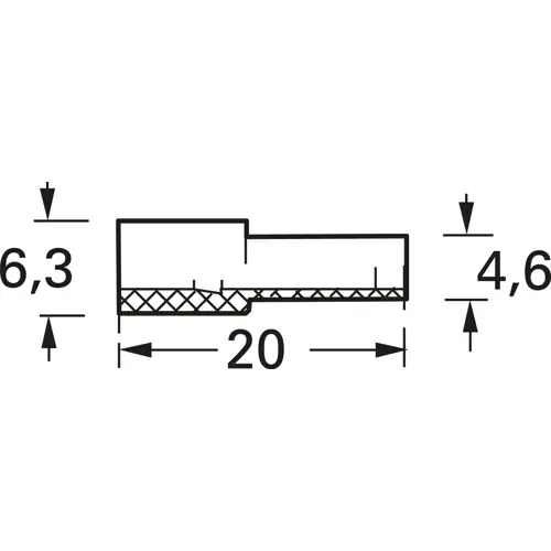 Kabeltülle, Kabel-Ø 2,5 bis 3,3 mm, RG-179B/U, RG-316/U, RD-316, 0.45/1.4, L 20 mm, Kunststoff, grün, 100001135 Solange Der Vorrat Reicht