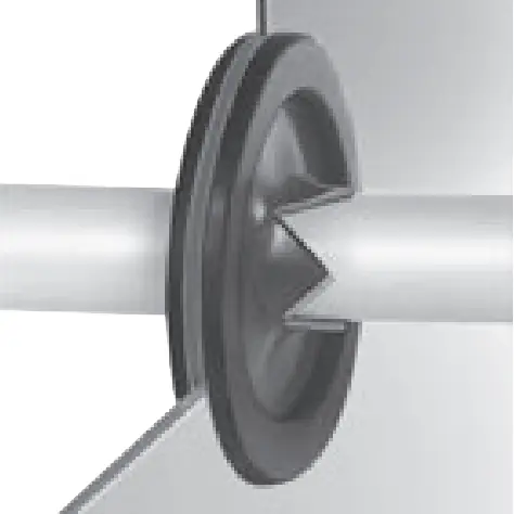 Durchführungstülle, Kabel-Ø 21 mm, TPE, schwarz, 0144 0253 010 Knallerangebot