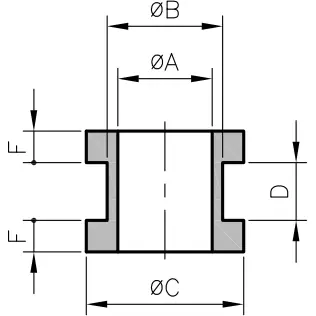 Solange Der Vorrat Reicht Durchführungstülle, Kabel-Ø 7 mm, PCR, schwarz, 02520220010