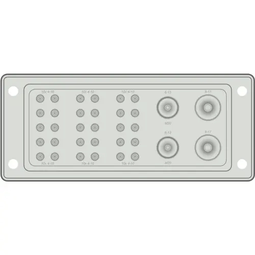 Kabeldurchführungs-Modul Zertifiziert
