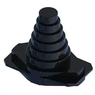 Neue Ware Kabeldurchführung, Kabel-Ø 5 bis 16 mm, NBR, schwarz, 09140008200