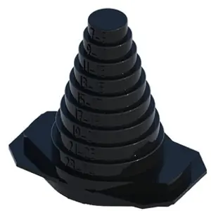 Kabeldurchführung, Kabel-Ø 9 bis 24 mm, NBR, schwarz, 09140008300 Kostenfreie Lieferung