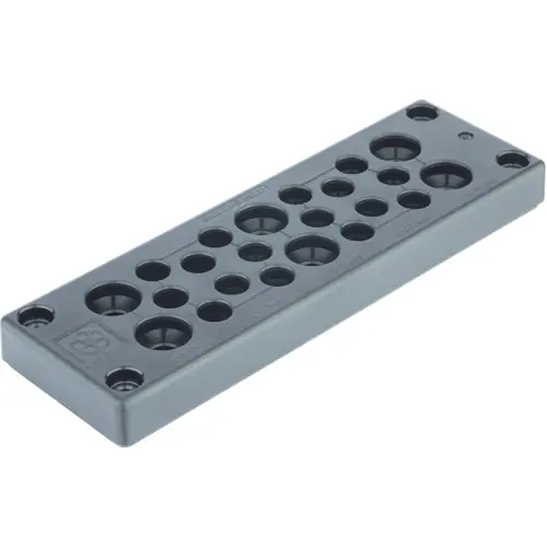 Kabeldurchführungssystem, Kabel-Ø 3 bis 12 mm, PC, schwarz, 52220065 Rabatt