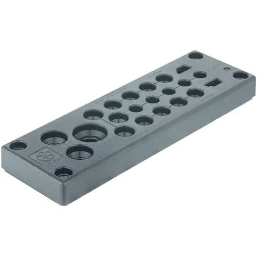 Kabeldurchführungssystem, Kabel-Ø 2 bis 12 mm, PC, schwarz, 52220073 Kracherpreis