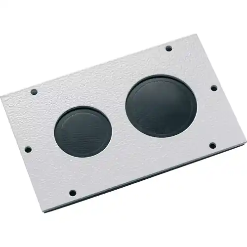 Angebot Kabeldurchführungsplatte 120x190 mm, Edelstahl,KDP 120/35 V4A