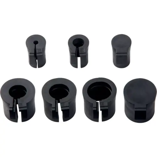Durchführungstülle, Kabel-Ø 7 bis 8 mm, TPE, schwarz, 87141220 Beliebt