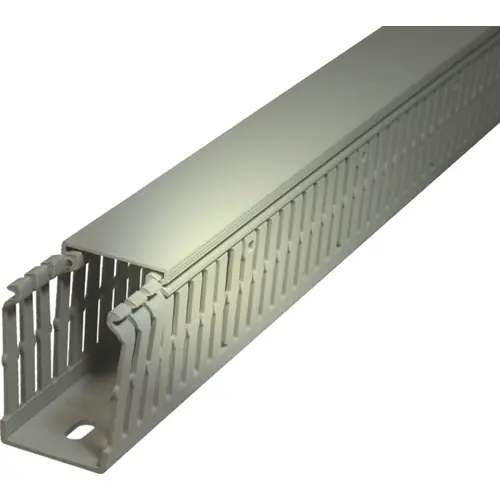 Verdrahtungskanal, (L x B x H) 2000 x 80 x 40 mm, PVC, grau, 08390144013, 1 Stück mit 2 Meter Highlight