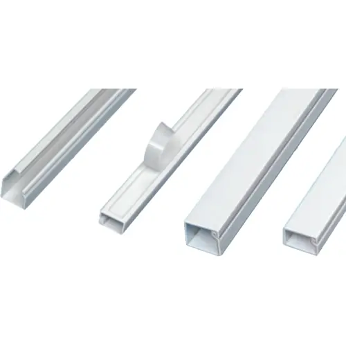 Abverkauf Mini-Installationskanal, (L x B x H) 2000 x 16 x 11 mm, PVC, weiß, 08460941001, 1 Stück mit 2 Meter