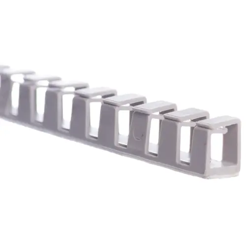 Preis Gesenkt Verdrahtungskanal, (L x B x H) 500 x 10 x 10 mm, PP, grau, HS-VK-FLEX10