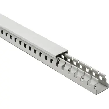 Verdrahtungskanal, (L x B x H) 2000 x 25 x 25 mm, PC/ABS, grau, 183-12525, 1 Stück mit 2 Meter Preisreduziert