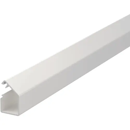 Mini-Kabelkanal, (L x B x H) 2000 x 12.5 x 12.5 mm, PVC, weiß, 6150284, 1 Stück mit 2 Meter Kracherpreis