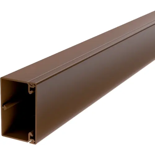 Kabelkanal, (L x B x H) 2000 x 60 x 40 mm, PVC, sepiabraun, 6025617, 1 Stück mit 2 Meter Begrenztes Angebot