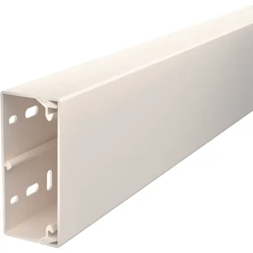 Kabelkanal, (L x B x H) 2000 x 90 x 40 mm, PVC, cremeweiß, 6020895, 1 Stück mit 2 Meter Angebot