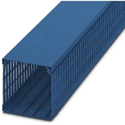 Verdrahtungskanal, (L x B x H) 2000 x 100 x 100 mm, PVC, blau, 3240325 Letzte Chance