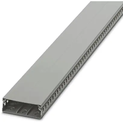 Verdrahtungskanal, (L x B x H) 2000 x 25 x 80 mm, PVC, grau, 3240197 Top-Preis