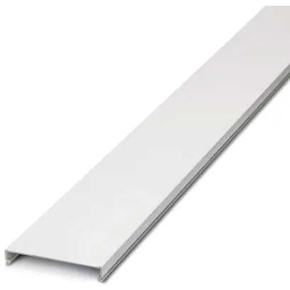 Versand Am Gleichen Tag Abdeckprofil, (L x B x H) 2000 x 100 x 14.4 mm, PVC, weiß, 3240643