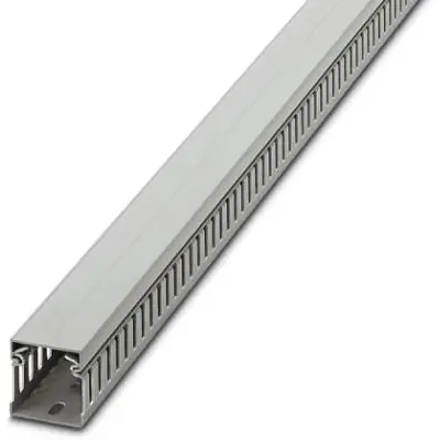 Verdrahtungskanal, (L x B x H) 2000 x 40 x 40 mm, PC/ABS, grau, 3240348 Markenprodukt