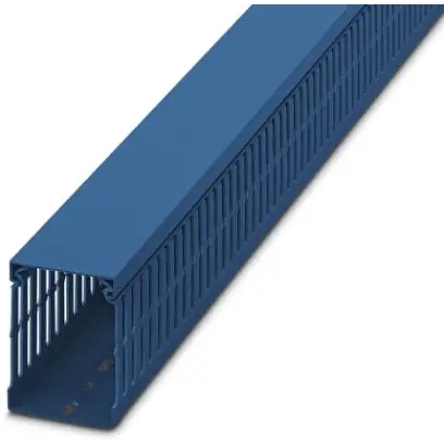 Heißes Angebot Verdrahtungskanal, (L x B x H) 2000 x 60 x 80 mm, PC/ABS, blau, 3240596
