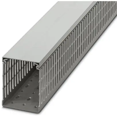 Top-Angebot Verdrahtungskanal, (L x B x H) 2000 x 80 x 100 mm, PC/ABS, grau, 3240360