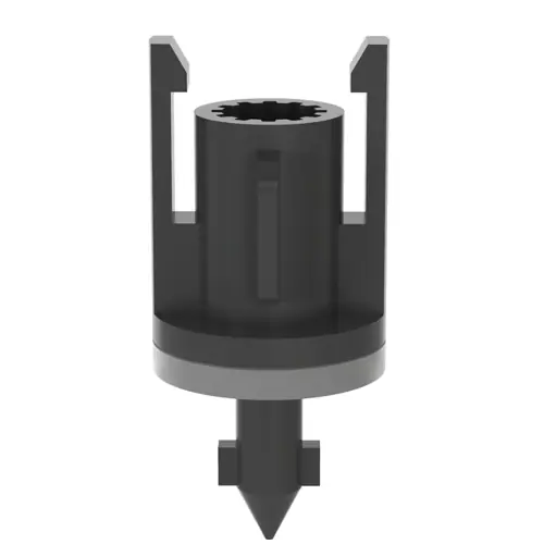 Befestigungsstift, (L x B x H) 25.4 x 26.7 x 55.9 mm, Nylon, schwarz, für Quick-Build-Nagelhaltern, Quick-Build-Drahtendhaltern, elastischen Quick-Build-Haltern und Quick-Build-Montageplattformen, QB-MOUNT-L Neuheit