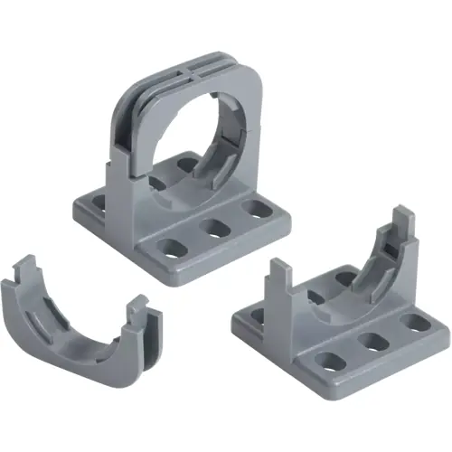 Meistverkauft Schlauchhalter, P36, (L x B x H) 52 x 60 x 59 mm, PC, grau, für Kabelschutzschläuche Typ EL/ELS/EV, 83641216