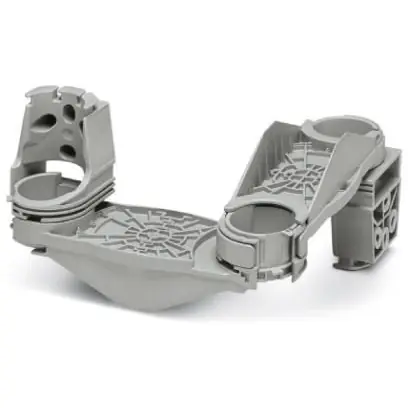 Expressversand Kabelführungssystem, mit geschlossenem Drehgelenk, (L x B x H) 218 x 68 x 140.5 mm, PC, grau, für Nachverdrahtung, 3071400