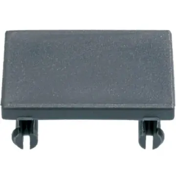 Abdeckung, (B x H) 28 x 2 mm, PA, schwarz, 61811215 Garantierte Lieferung