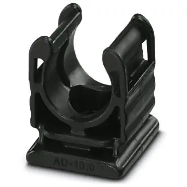 Wochenendangebot Schlauchhalter, Kopf-Ø 13 mm, PA, schwarz, 3240959