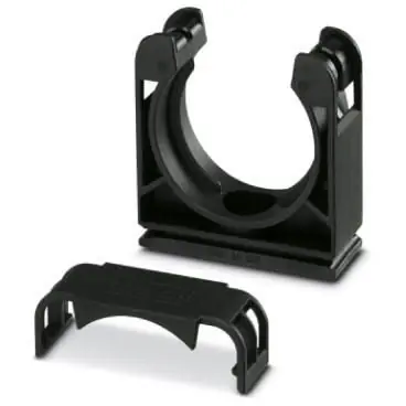 Schlauchhalter, Kopf-Ø 42.5 mm, PA, schwarz, 3240964 Highlight