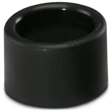 Finale Aktion Kabelschutz Endtülle, (L) 25 mm, Montage-Ø 42.5 mm, PA, schwarz, für Schutzschläuche, 3240987