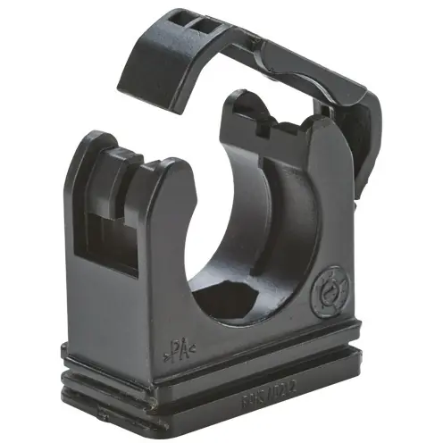 Schlauchhalter, (L x B x H) 29 x 20 x 27 mm, PA, schwarz, 15030020211 Garantierte Lieferung