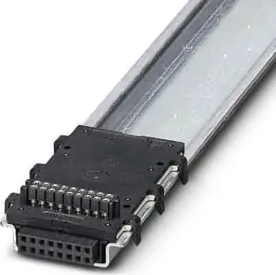 Phoenix Contact Tragschienenbusverbinder HBUS 53,6-16P-1S BK Markenprodukt