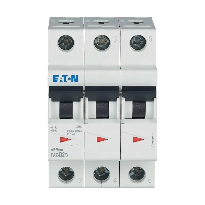 Eaton Leitungsschutzschalter 3p. FAZ-D2/3 Neue Kollektion