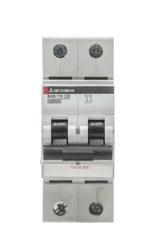 Zertifiziert Mitsubishi Electric Sicherungsautomat BHW-T10 2P Type C 2A